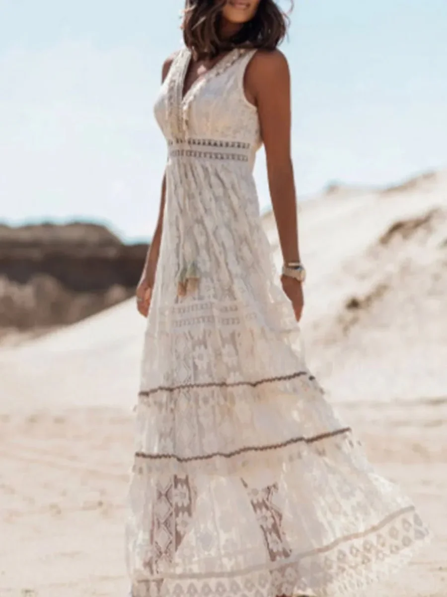 Elowa | Elegante Boho Jurk - Afbeelding 4