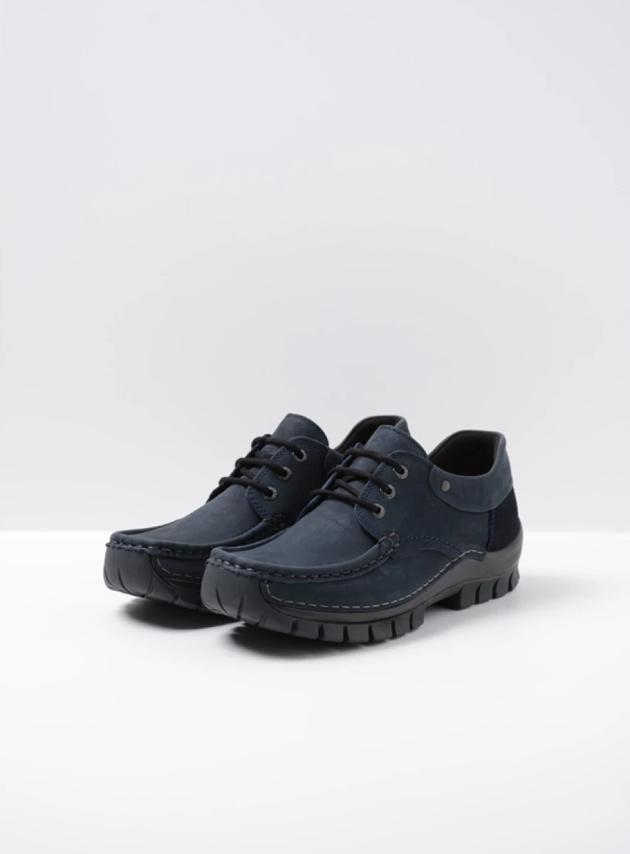 Fly – blauw nubuck - Afbeelding 3